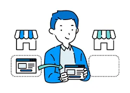 商品情報一括更新のイメージ図